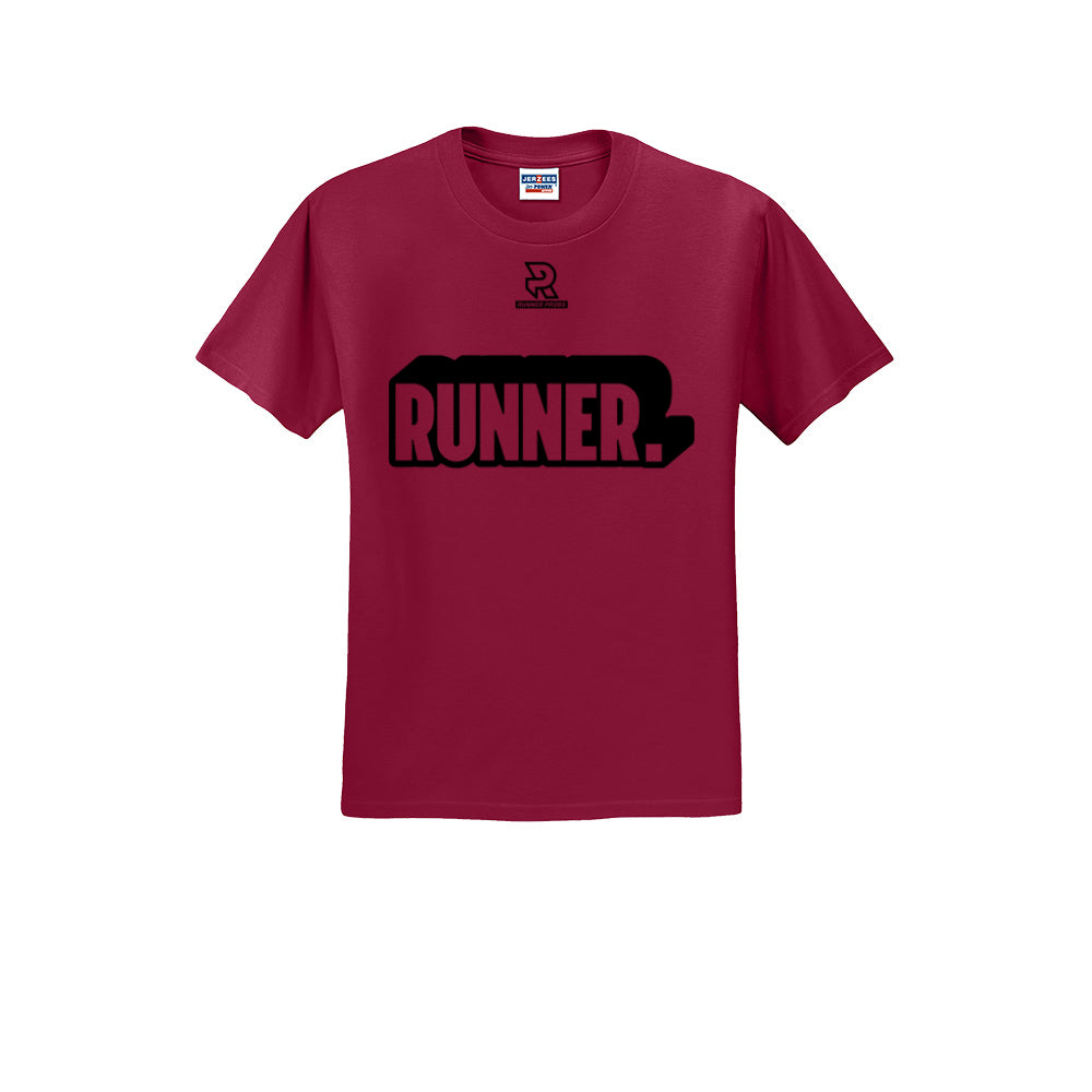 RUNNER DNA (Black) - Short Sleeve Cotton Tee