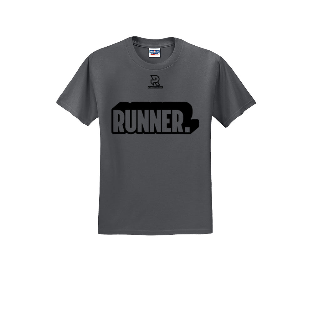 RUNNER DNA (Black) - Short Sleeve Cotton Tee