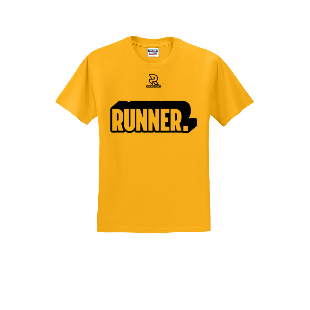 RUNNER DNA (Black) - Short Sleeve Cotton Tee