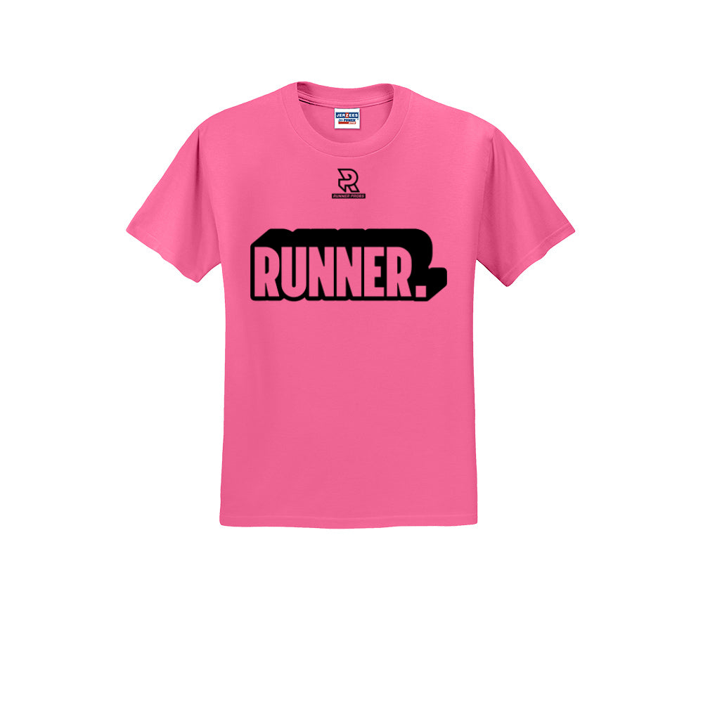 RUNNER DNA (Black) - Short Sleeve Cotton Tee