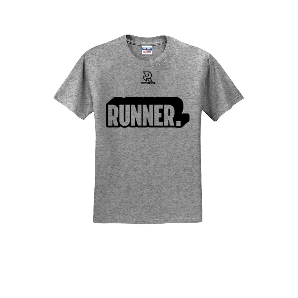 RUNNER DNA (Black) - Short Sleeve Cotton Tee