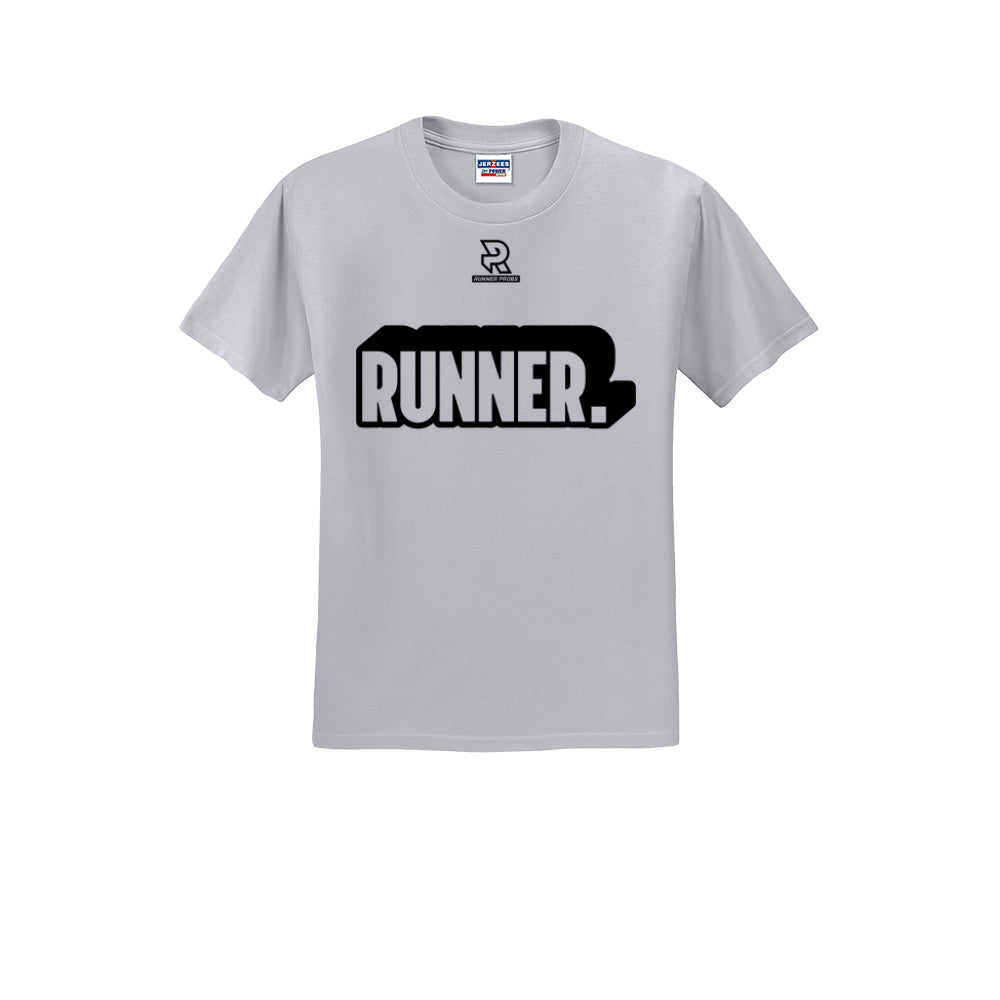 RUNNER DNA (Black) - Short Sleeve Cotton Tee