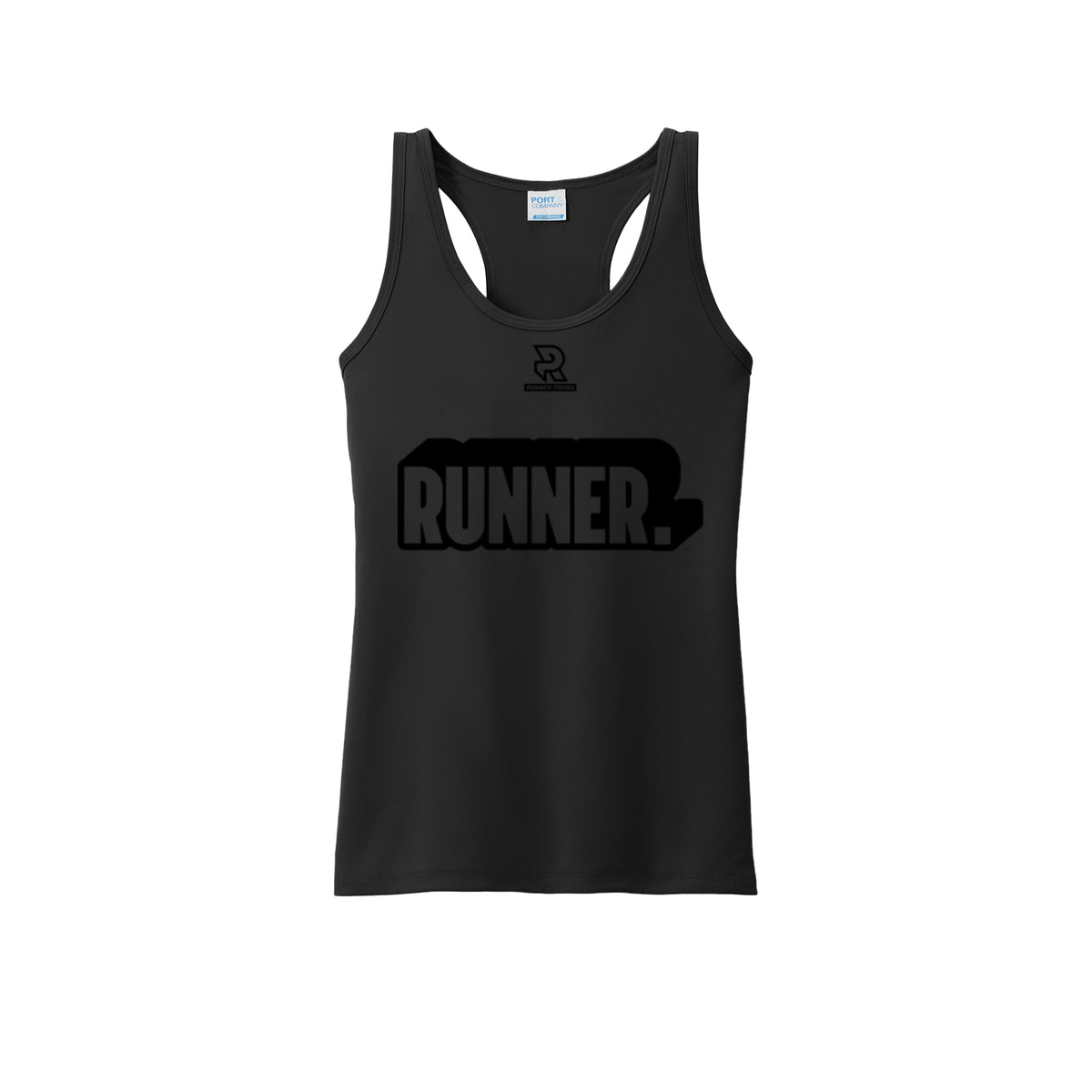 RUNNER DNA (Black) - Womens Performance Tank