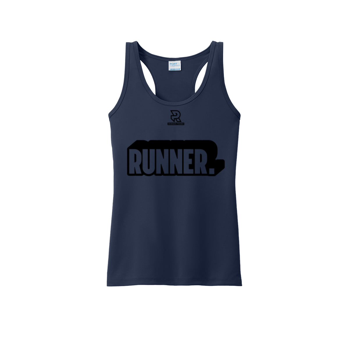 RUNNER DNA (Black) - Womens Performance Tank