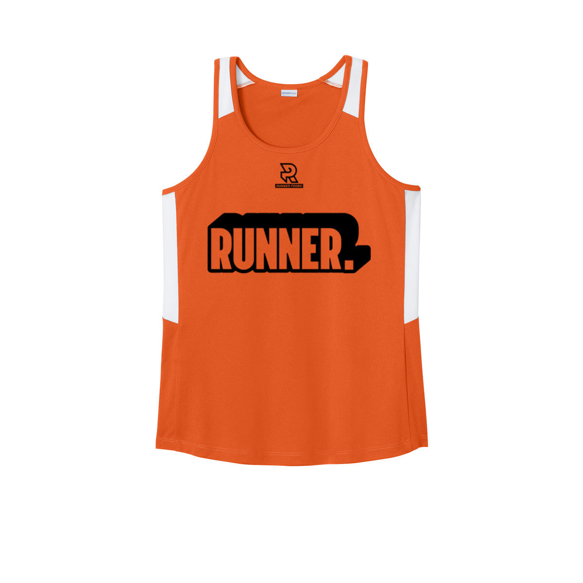 RUNNER DNA (Black) - Womens Club Track Tank