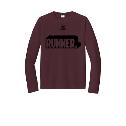 RUNNER DNA (Black) - Long Sleeve Performance Tee