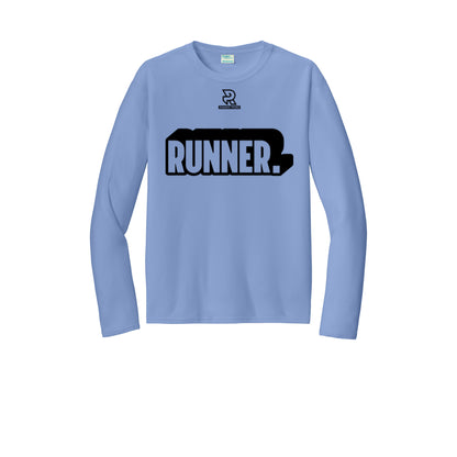 RUNNER DNA (Black) - Long Sleeve Performance Tee