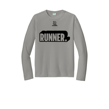 RUNNER DNA (Black) - Long Sleeve Performance Tee