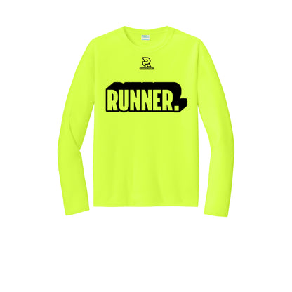 RUNNER DNA (Black) - Long Sleeve Performance Tee