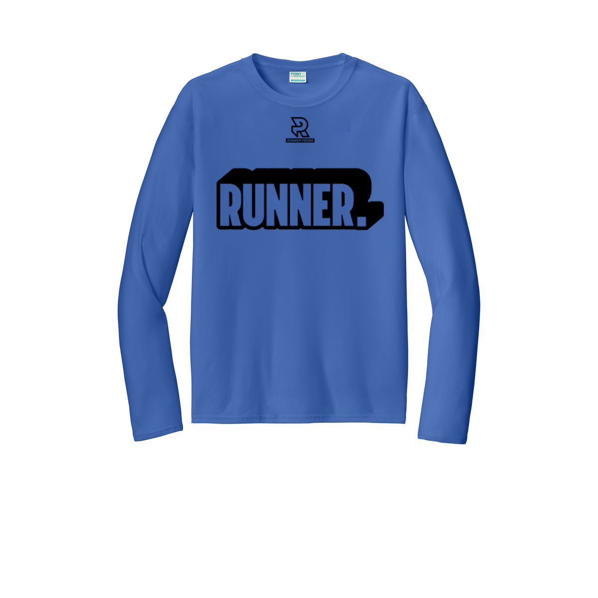 RUNNER DNA (Black) - Long Sleeve Performance Tee