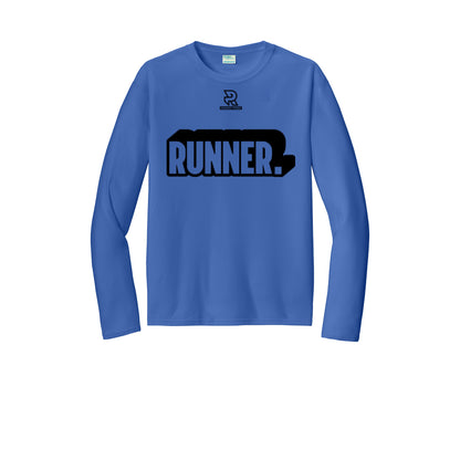 RUNNER DNA (Black) - Long Sleeve Performance Tee