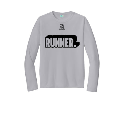 RUNNER DNA (Black) - Long Sleeve Performance Tee
