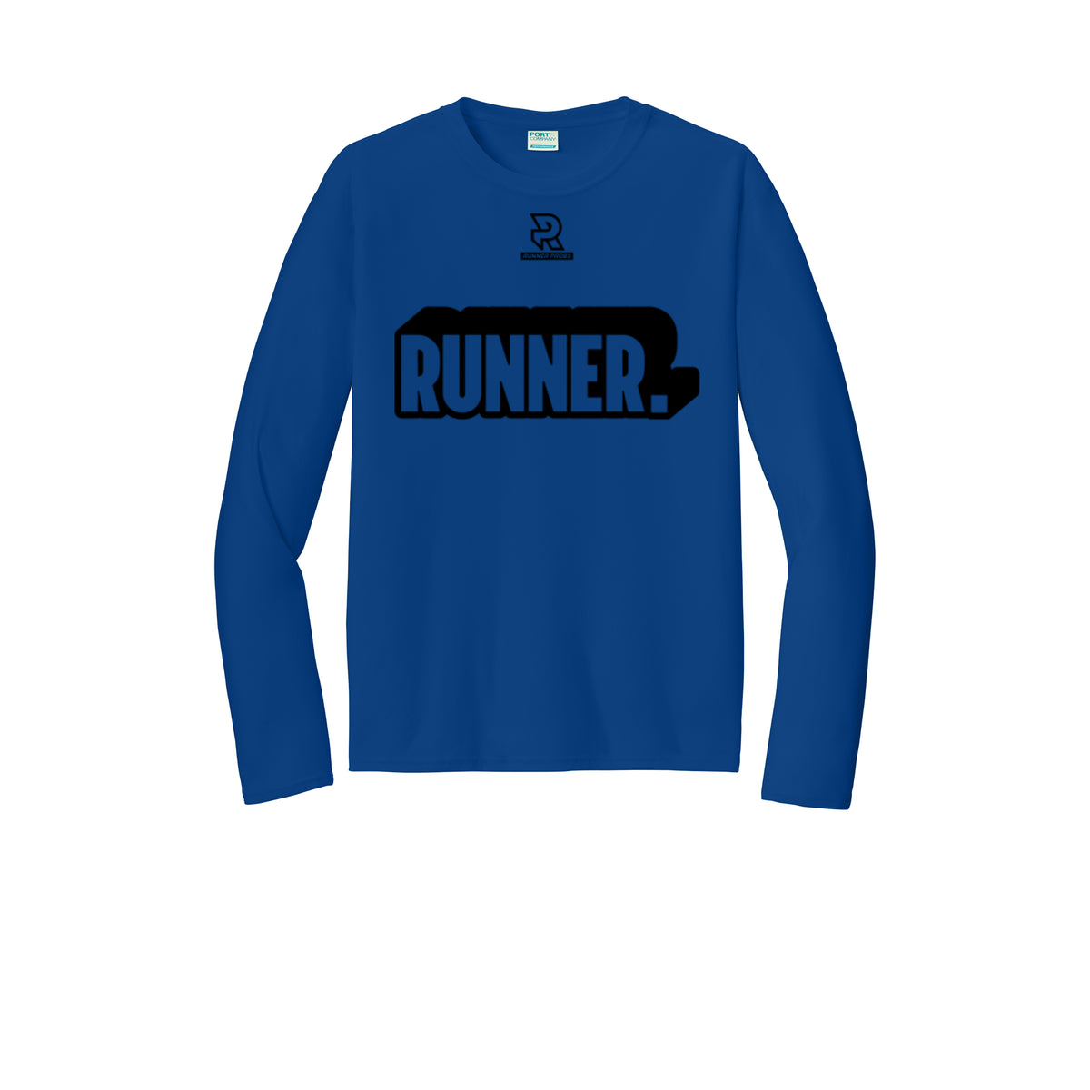 RUNNER DNA (Black) - Long Sleeve Performance Tee