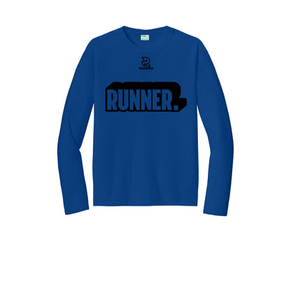 RUNNER DNA (Black) - Long Sleeve Performance Tee