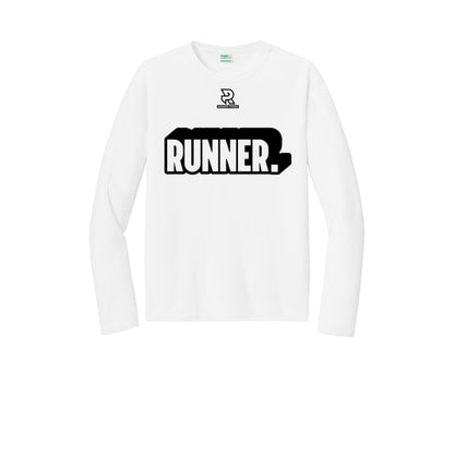 RUNNER DNA (Black) - Long Sleeve Performance Tee