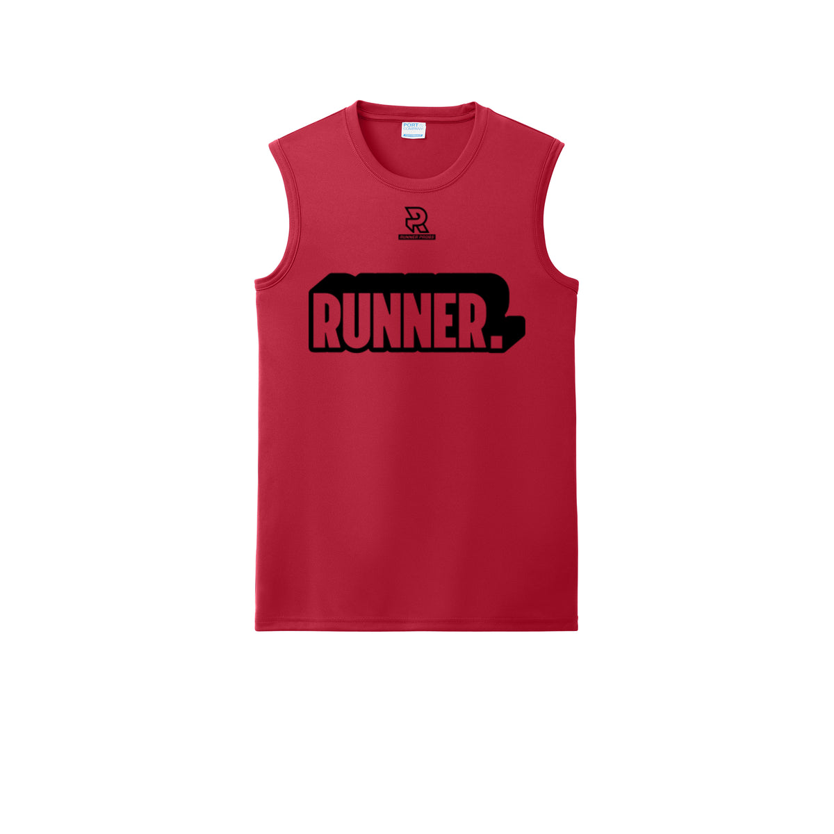 RUNNER DNA (Black) - Sleeveless Performance Tee