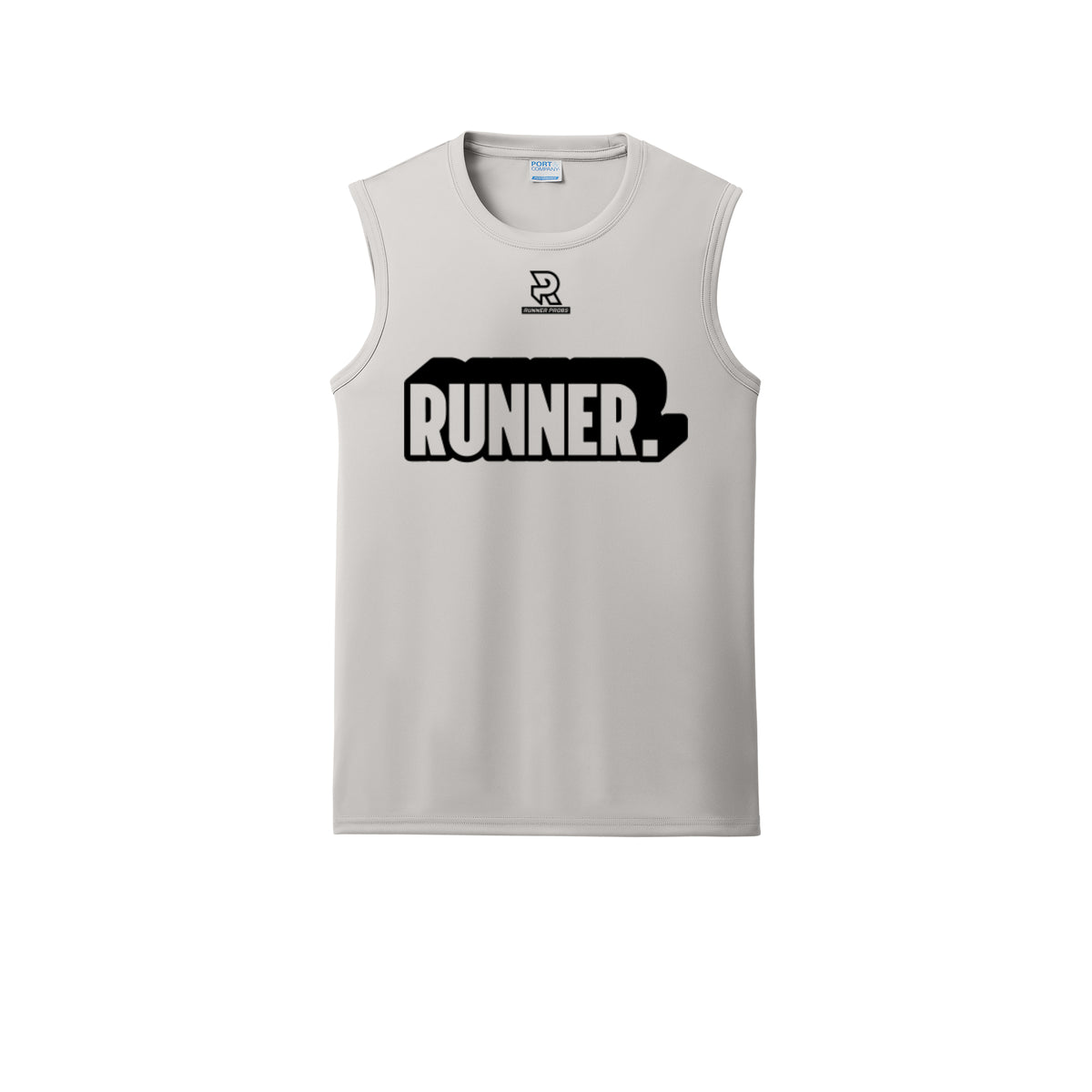 RUNNER DNA (Black) - Sleeveless Performance Tee