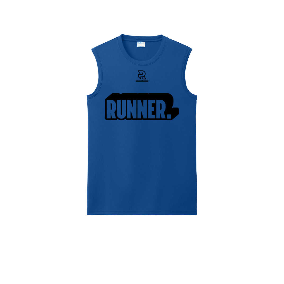 RUNNER DNA (Black) - Sleeveless Performance Tee
