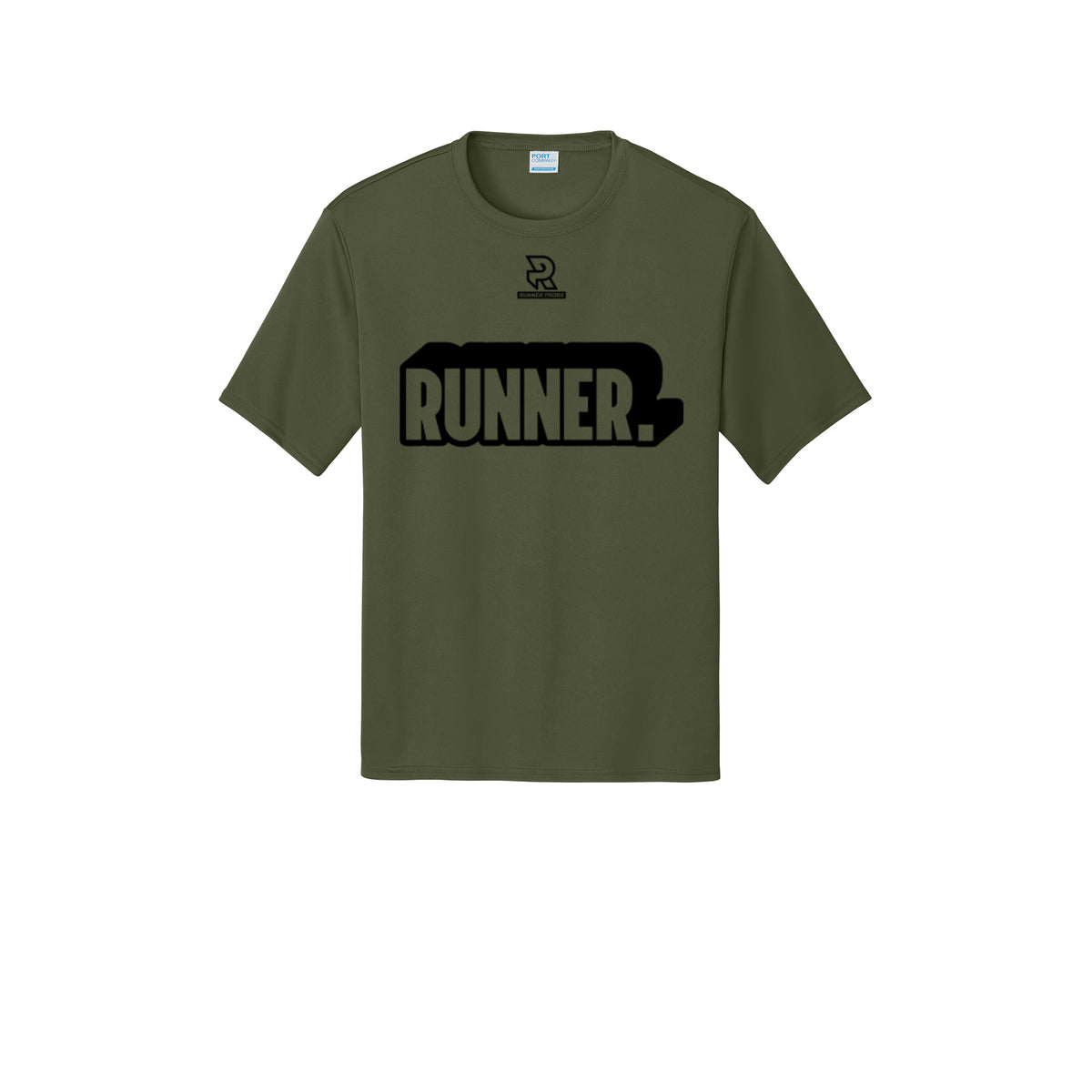 RUNNER DNA (Black) - Short Sleeve Performance Tee