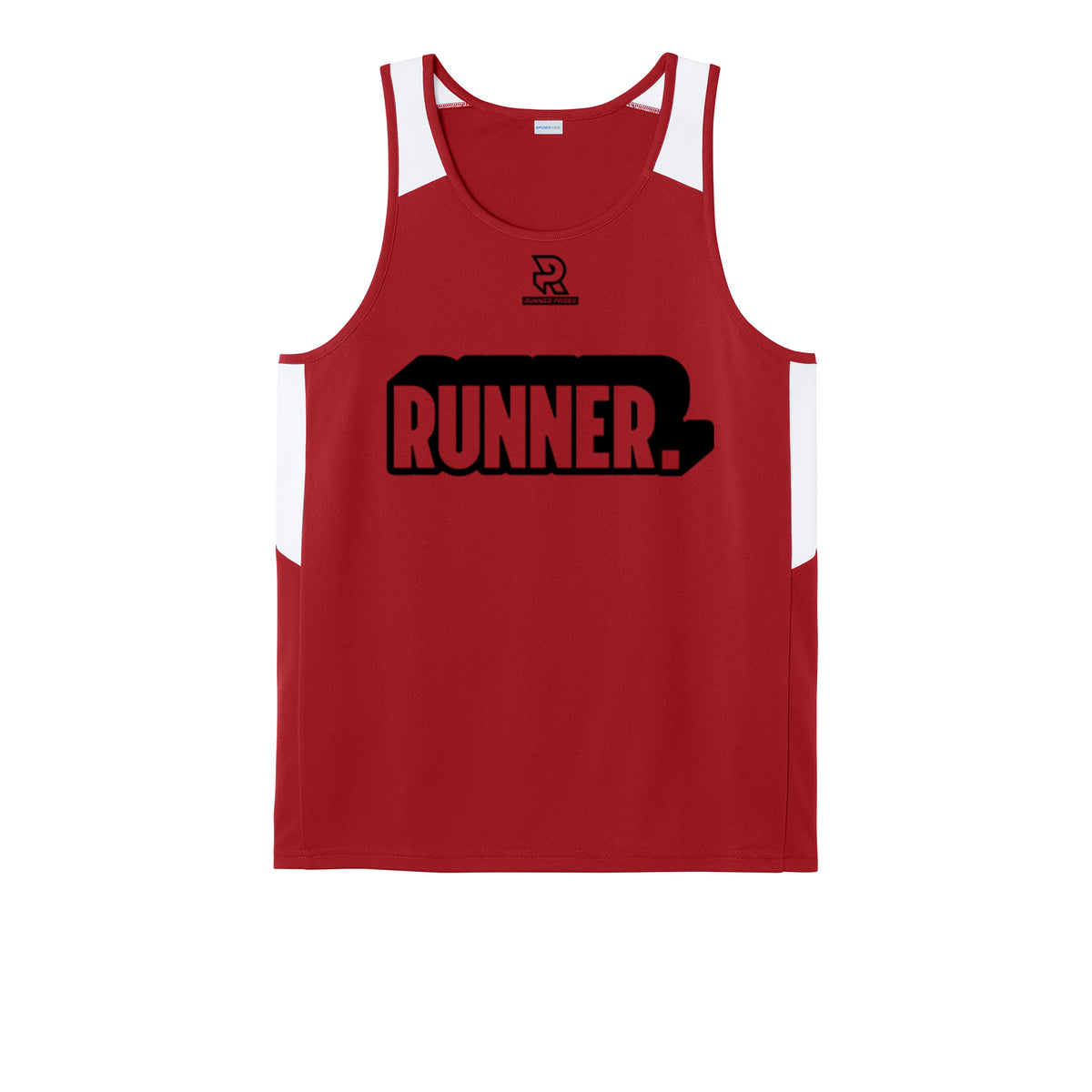 RUNNER DNA (Black) - Mens Club Track Tank