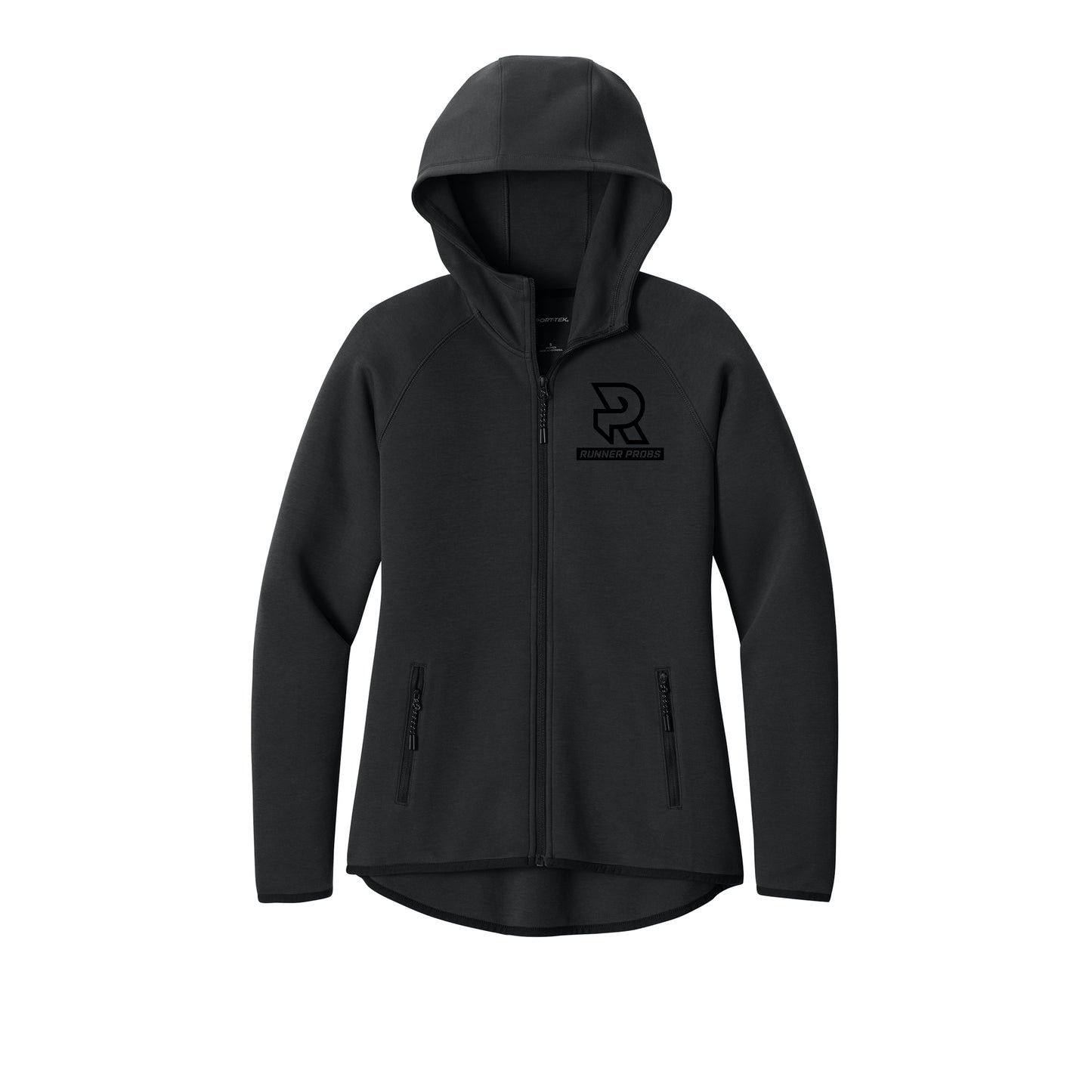 LOGO (Black) - Womens Phenom Full-Zip Hoodie