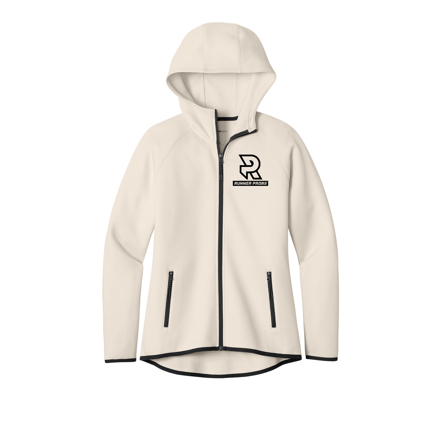LOGO (Black) - Womens Phenom Full-Zip Hoodie
