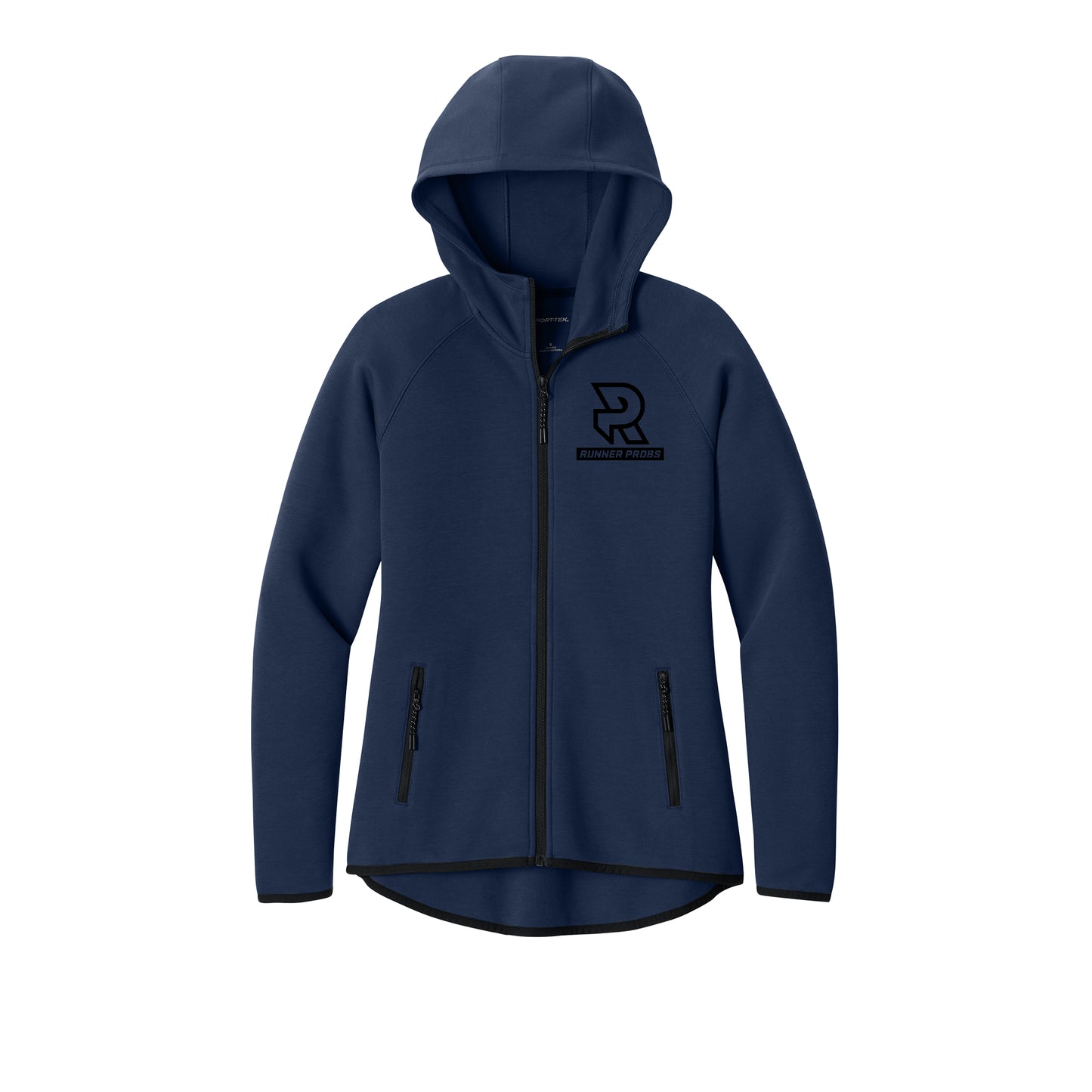 LOGO (Black) - Womens Phenom Full-Zip Hoodie