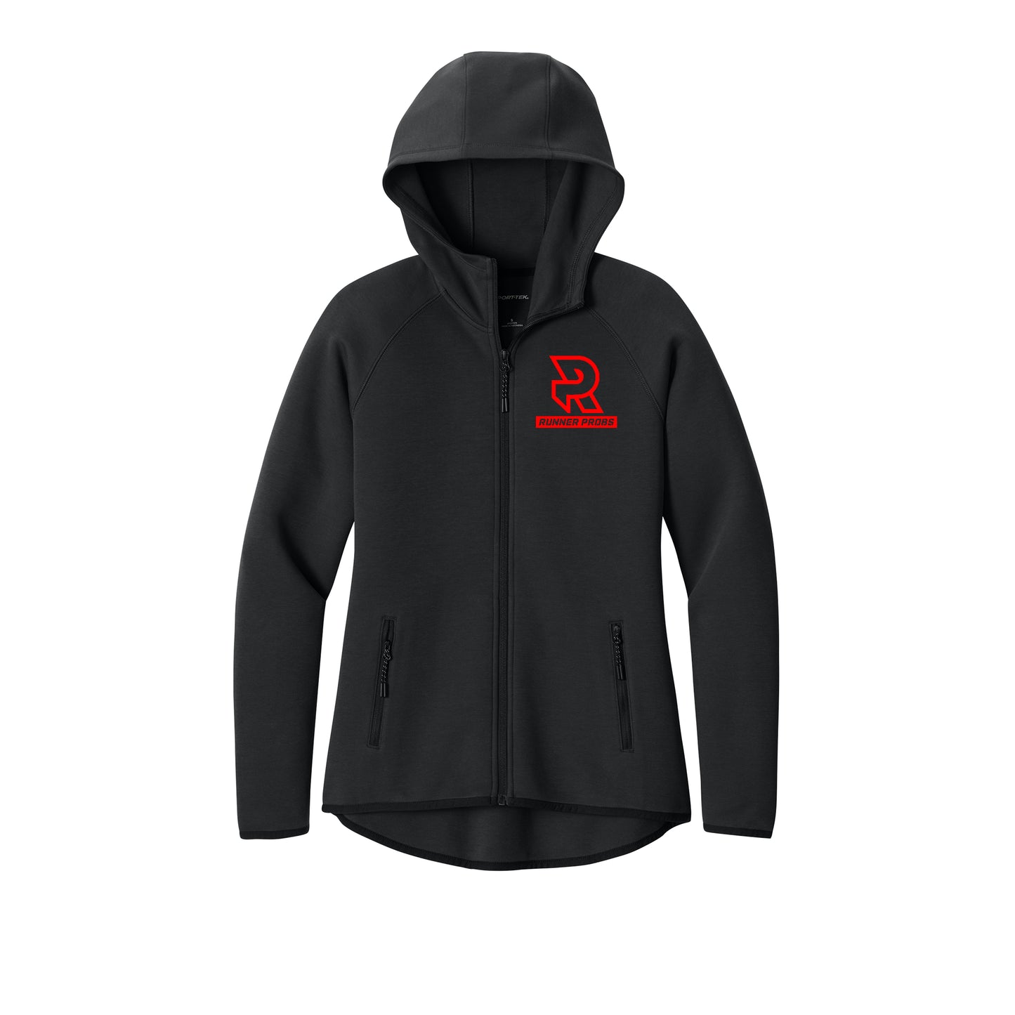 LOGO (Red) - Womens Phenom Full-Zip Hoodie