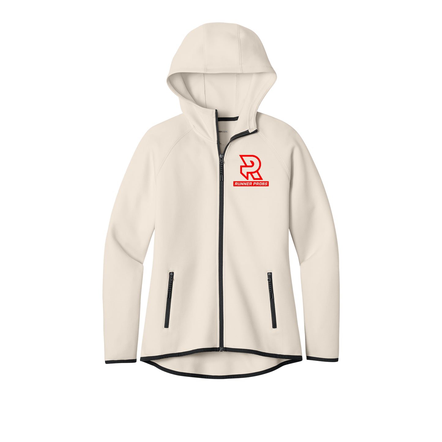 LOGO (Red) - Womens Phenom Full-Zip Hoodie
