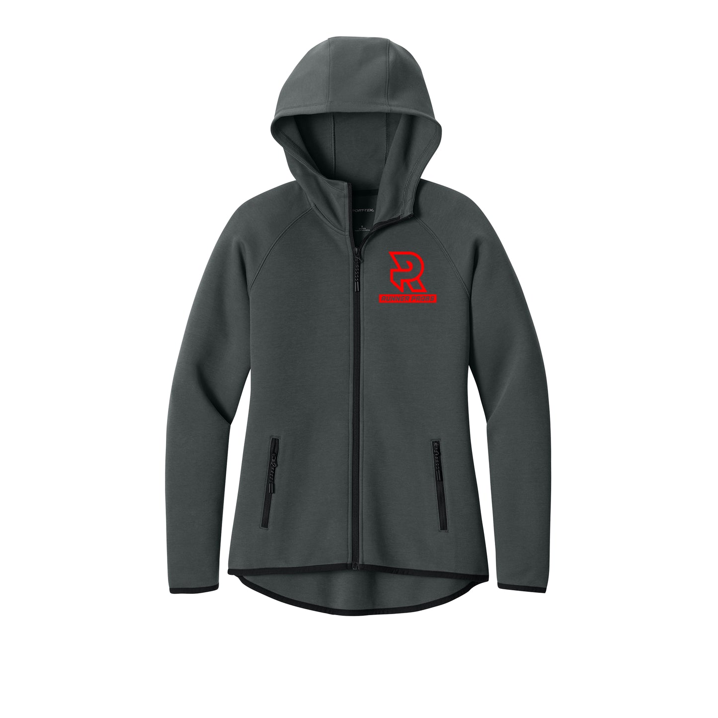 LOGO (Red) - Womens Phenom Full-Zip Hoodie