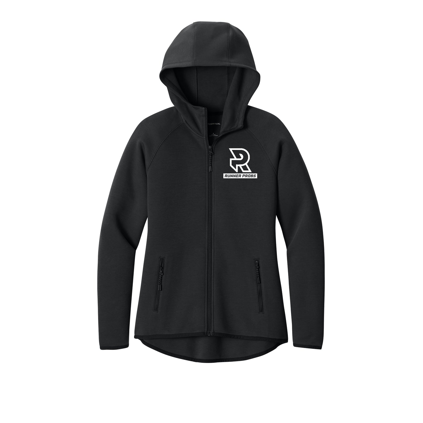 LOGO (White) - Womens Phenom Full-Zip Hoodie