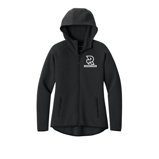 LOGO (White) - Womens Phenom Full-Zip Hoodie