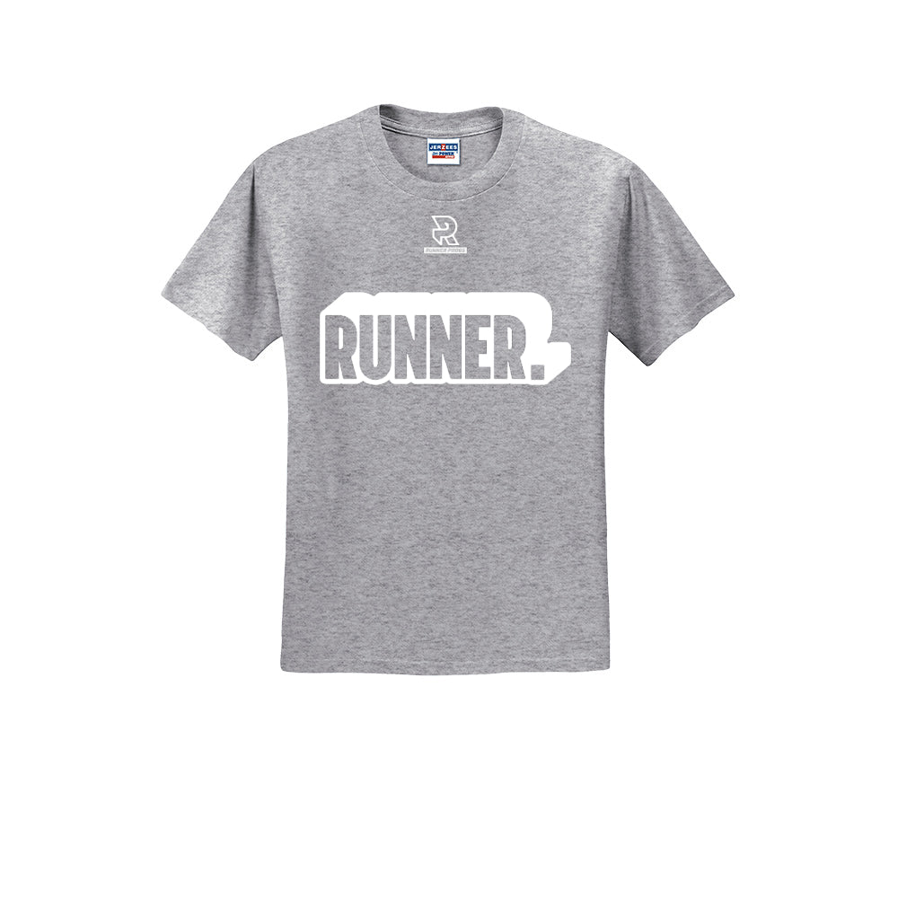 RUNNER DNA (White) - Short Sleeve 50/50 Tee