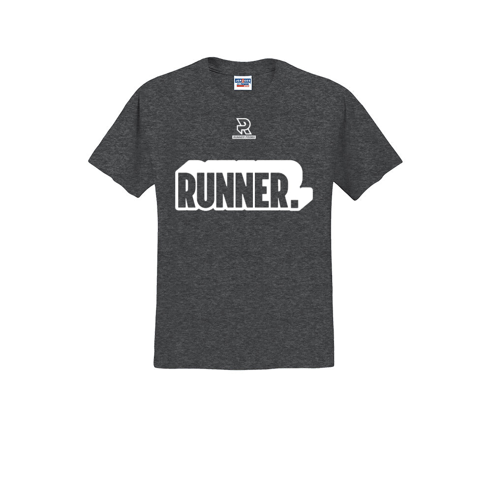 RUNNER DNA (White) - Short Sleeve 50/50 Tee