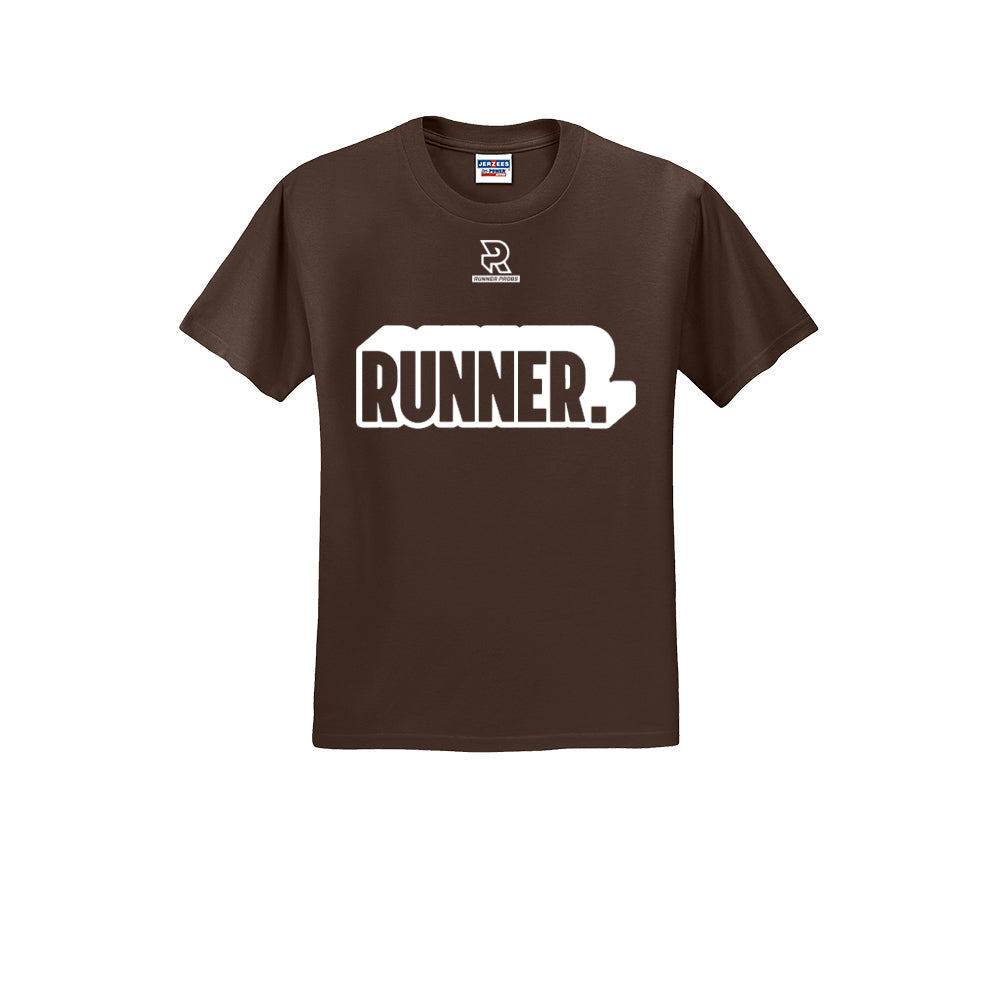 RUNNER DNA (White) - Short Sleeve 50/50 Tee