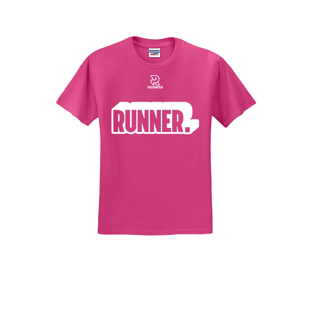 RUNNER DNA (White) - Short Sleeve 50/50 Tee
