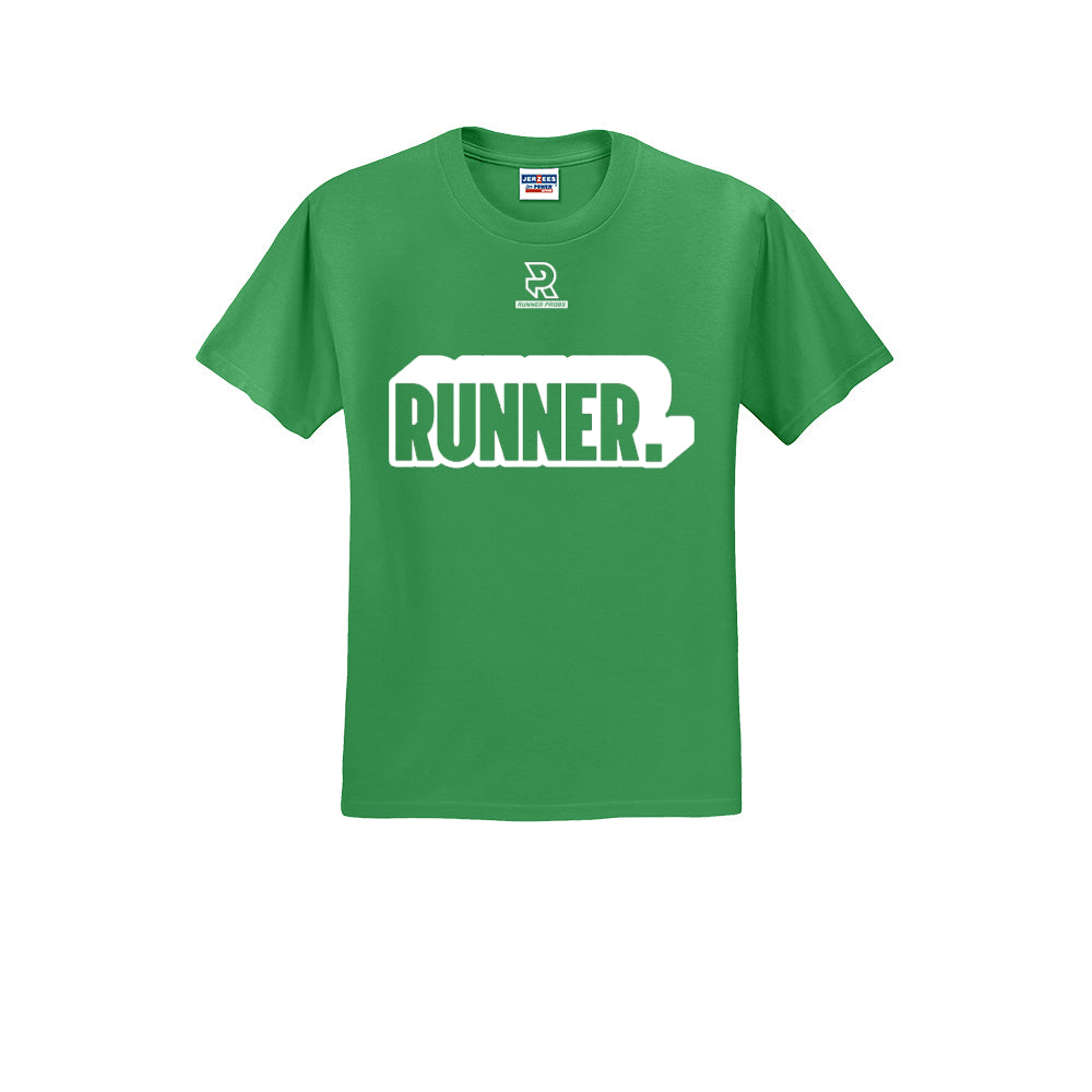 RUNNER DNA (White) - Short Sleeve 50/50 Tee