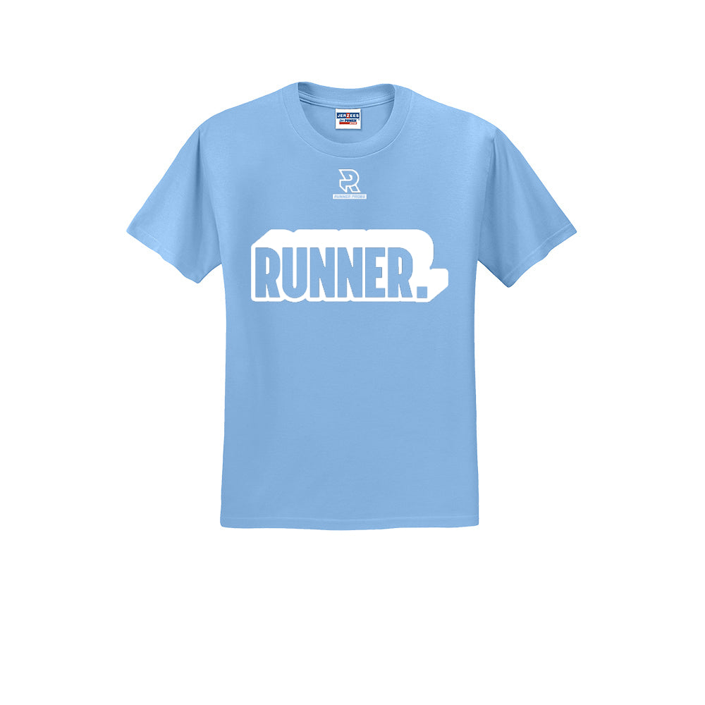 RUNNER DNA (White) - Short Sleeve 50/50 Tee