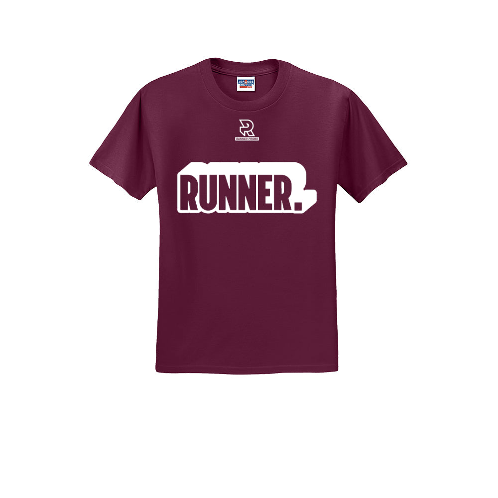 RUNNER DNA (White) - Short Sleeve 50/50 Tee