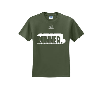 RUNNER DNA (White) - Short Sleeve 50/50 Tee