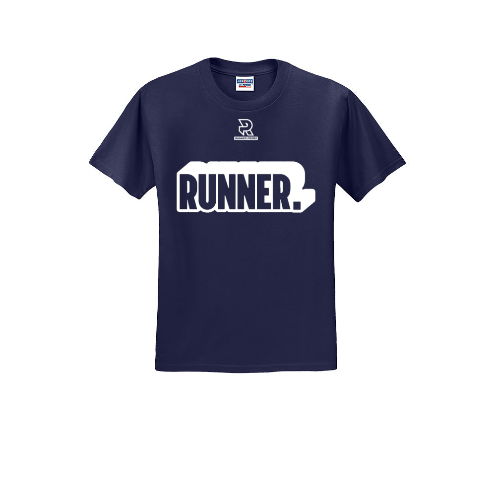 RUNNER DNA (White) - Short Sleeve 50/50 Tee