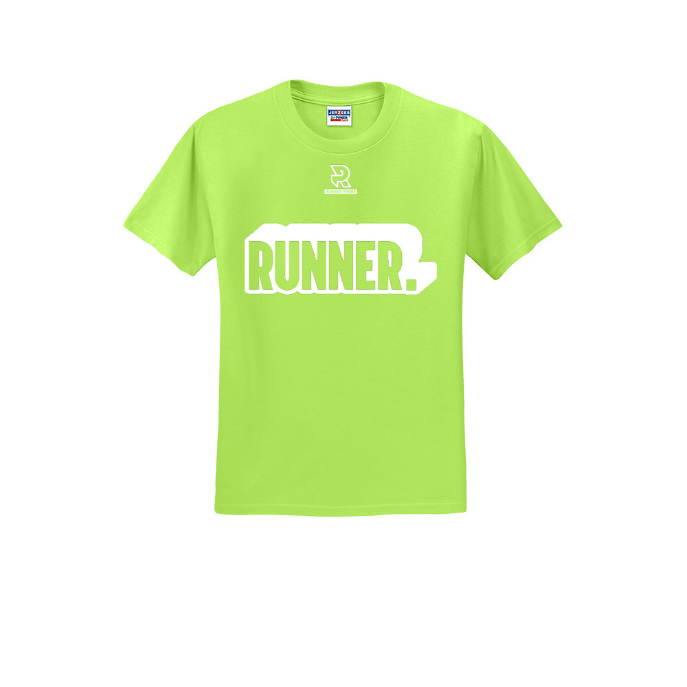 RUNNER DNA (White) - Short Sleeve 50/50 Tee