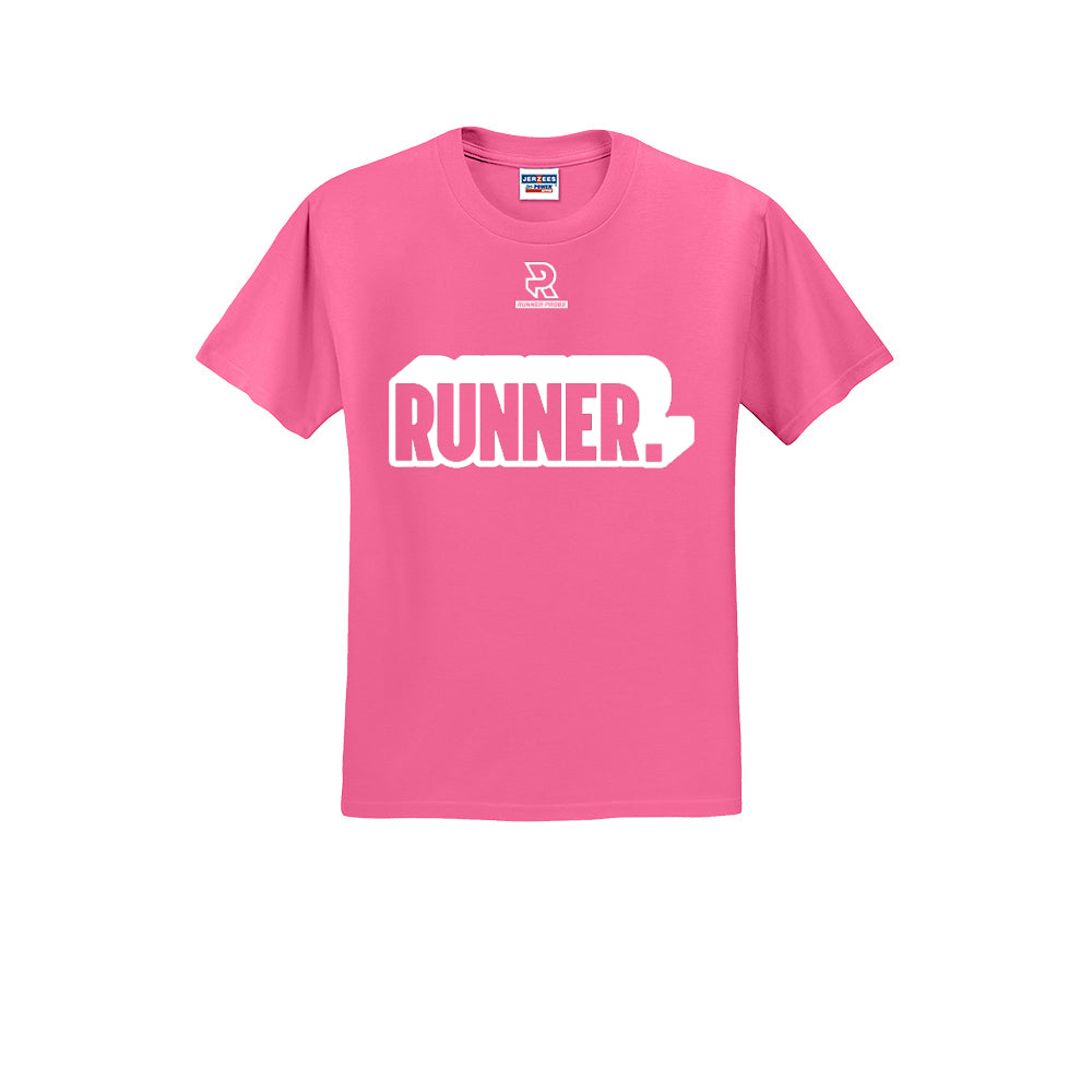 RUNNER DNA (White) - Short Sleeve 50/50 Tee