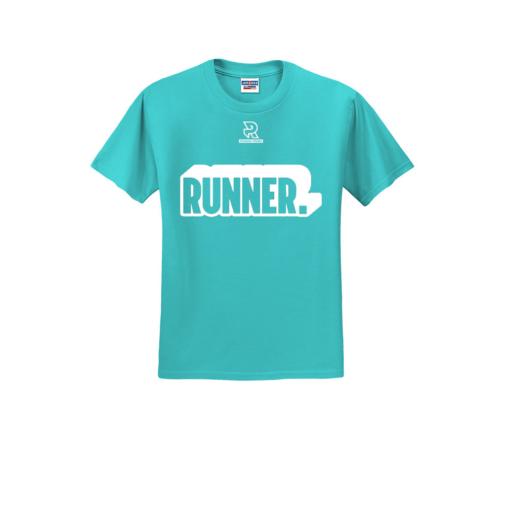 RUNNER DNA (White) - Short Sleeve 50/50 Tee
