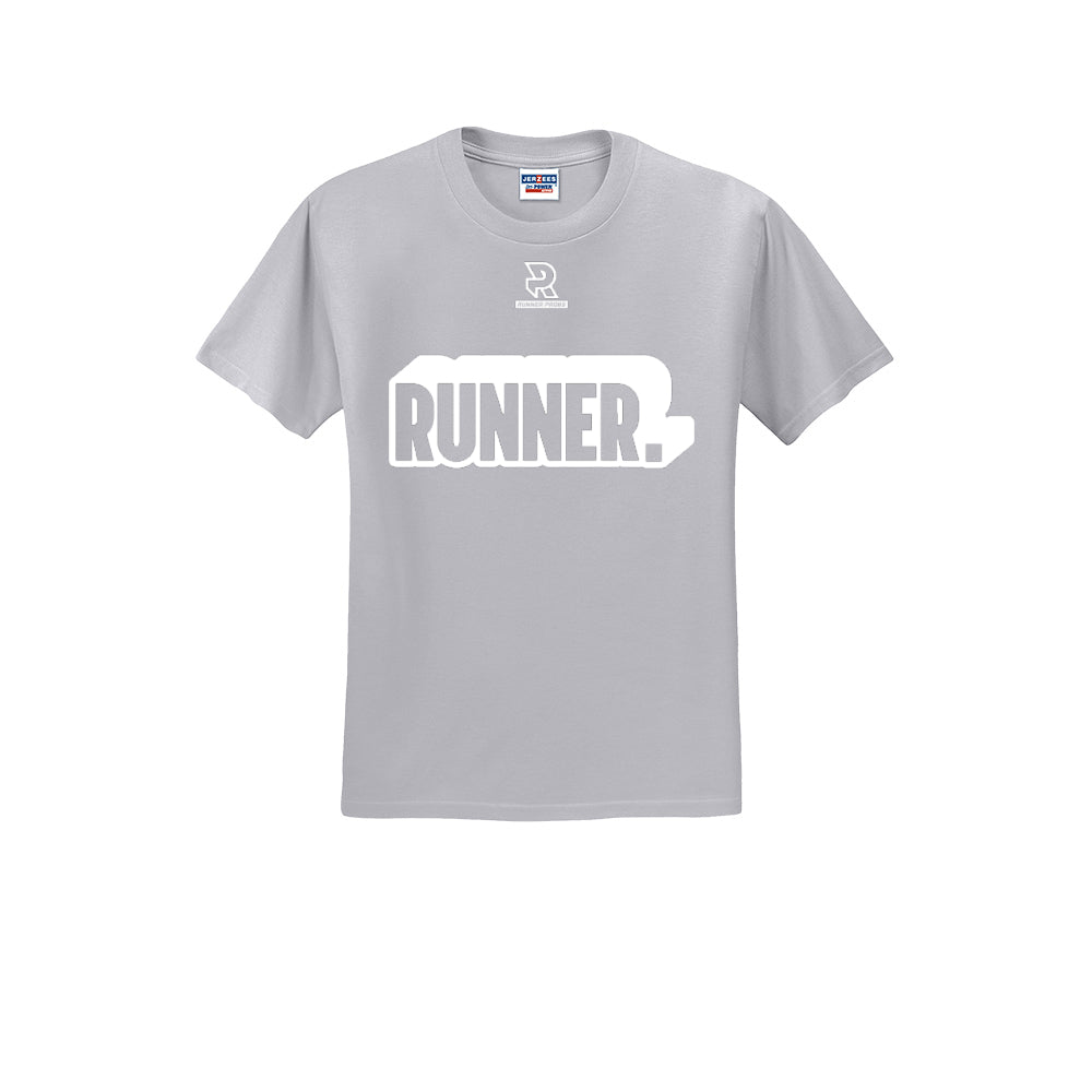 RUNNER DNA (White) - Short Sleeve 50/50 Tee