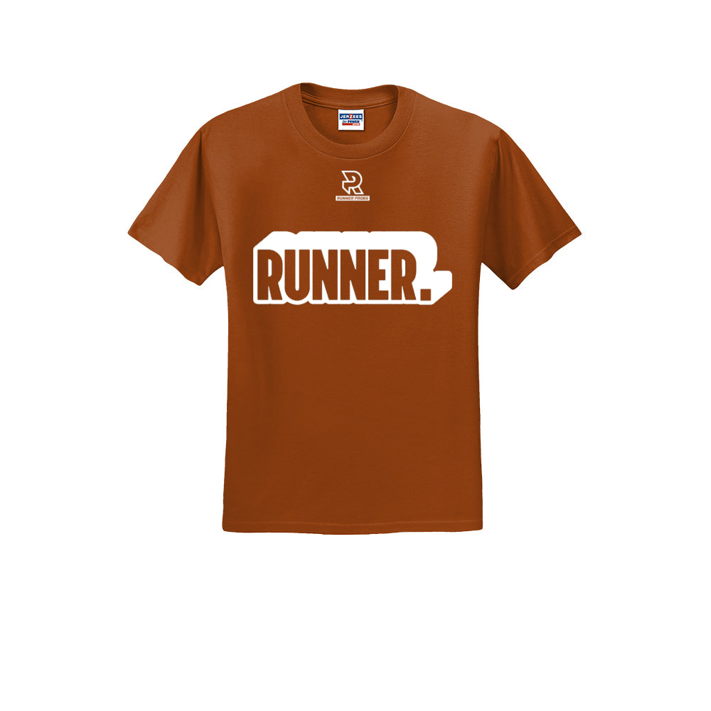 RUNNER DNA (White) - Short Sleeve 50/50 Tee