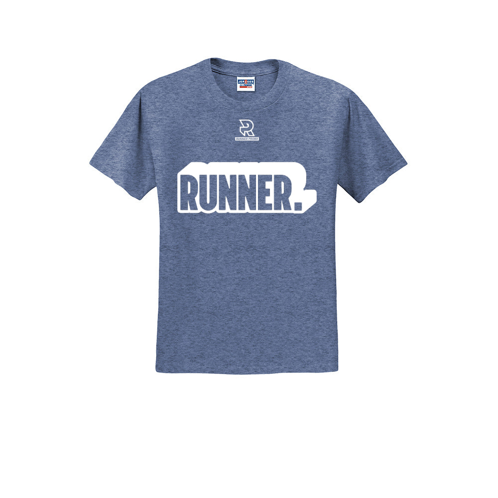 RUNNER DNA (White) - Short Sleeve 50/50 Tee