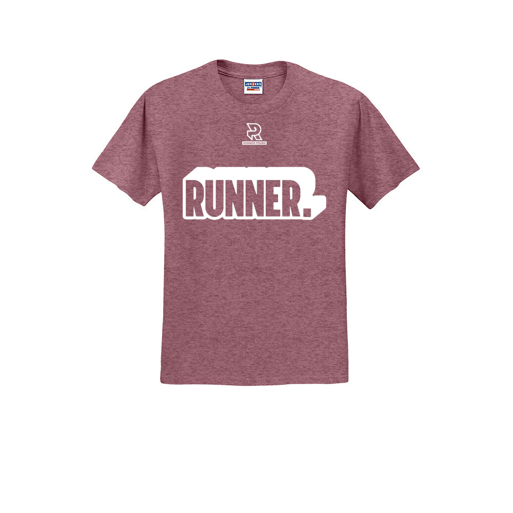RUNNER DNA (White) - Short Sleeve 50/50 Tee