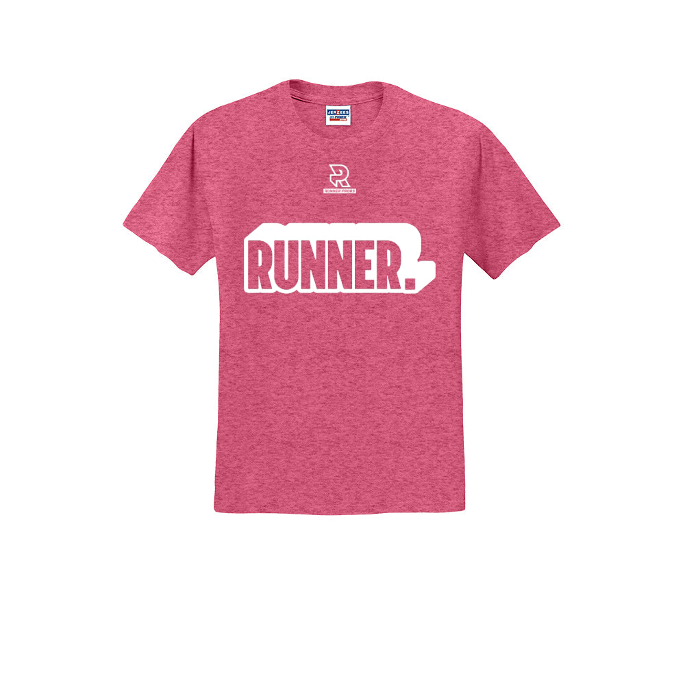 RUNNER DNA (White) - Short Sleeve 50/50 Tee