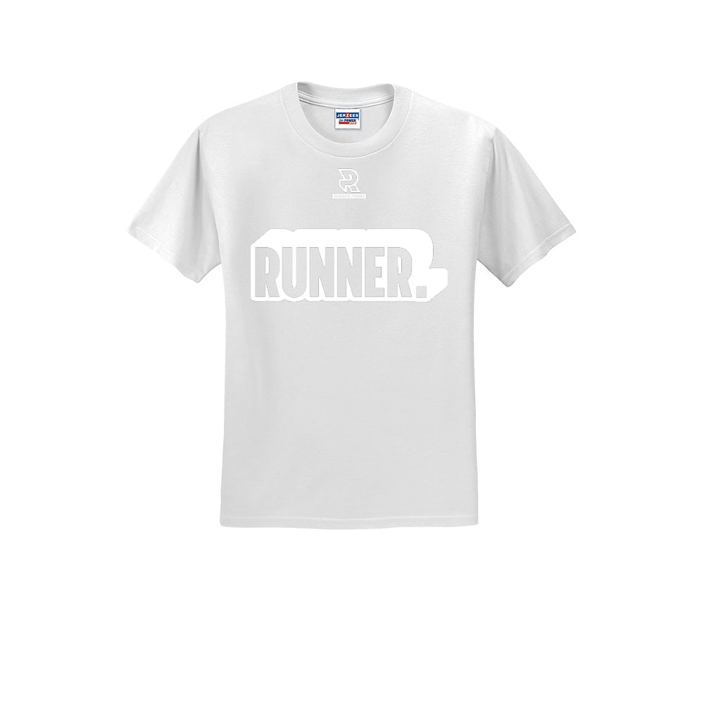 RUNNER DNA (White) - Short Sleeve 50/50 Tee